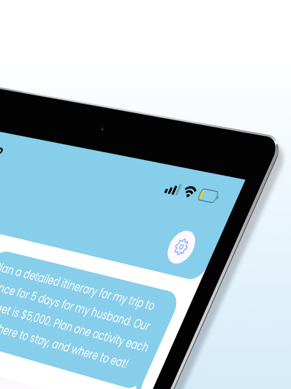 Iris AI Assistant iPad screenshot 2 - Productivity app