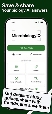 Microbiology AI Study Solver iPhone screenshot
