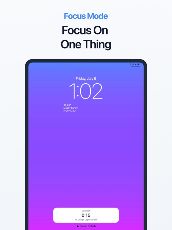 CoreTask: Eisenhower Matrix iPad screenshot 4 - Productivity app