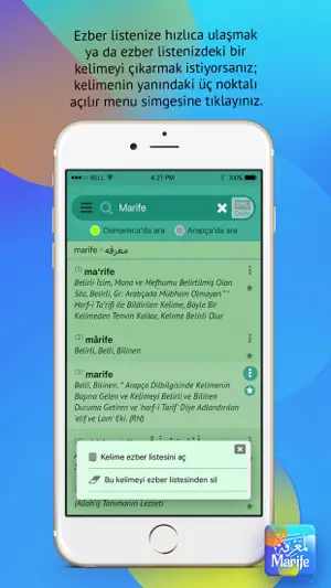 Marife Sözlük Osmanlıca Arapça screenshot 4
