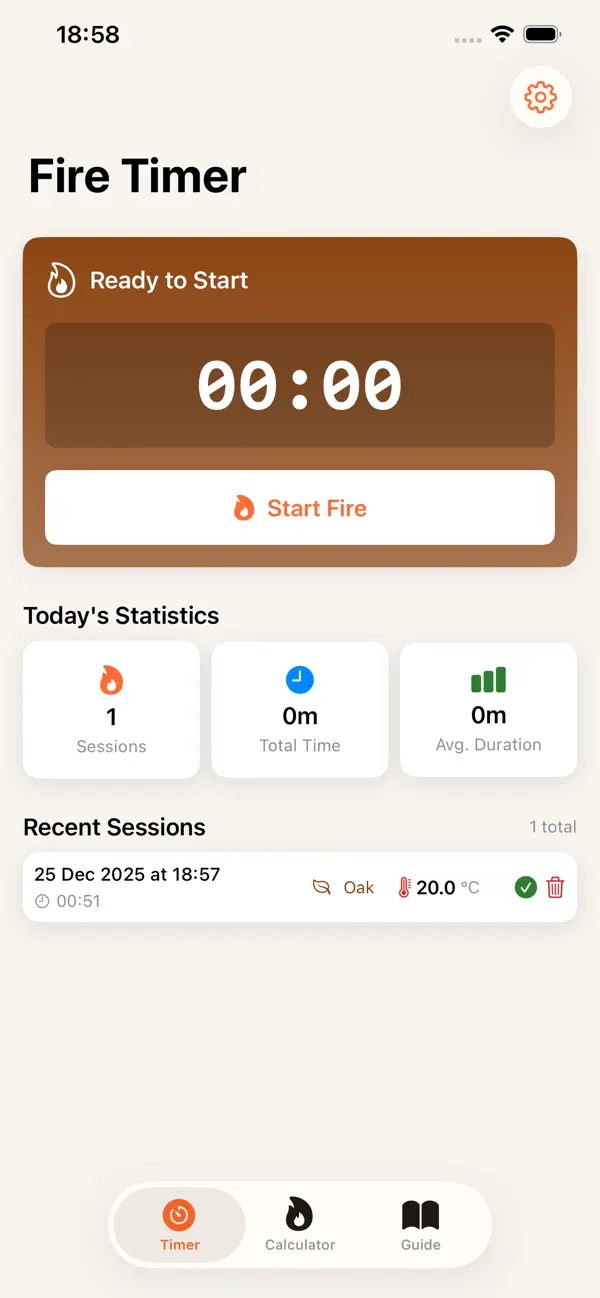 #6. Mine: Fire Timer (iOS) Ved: Slavko Nikitich
