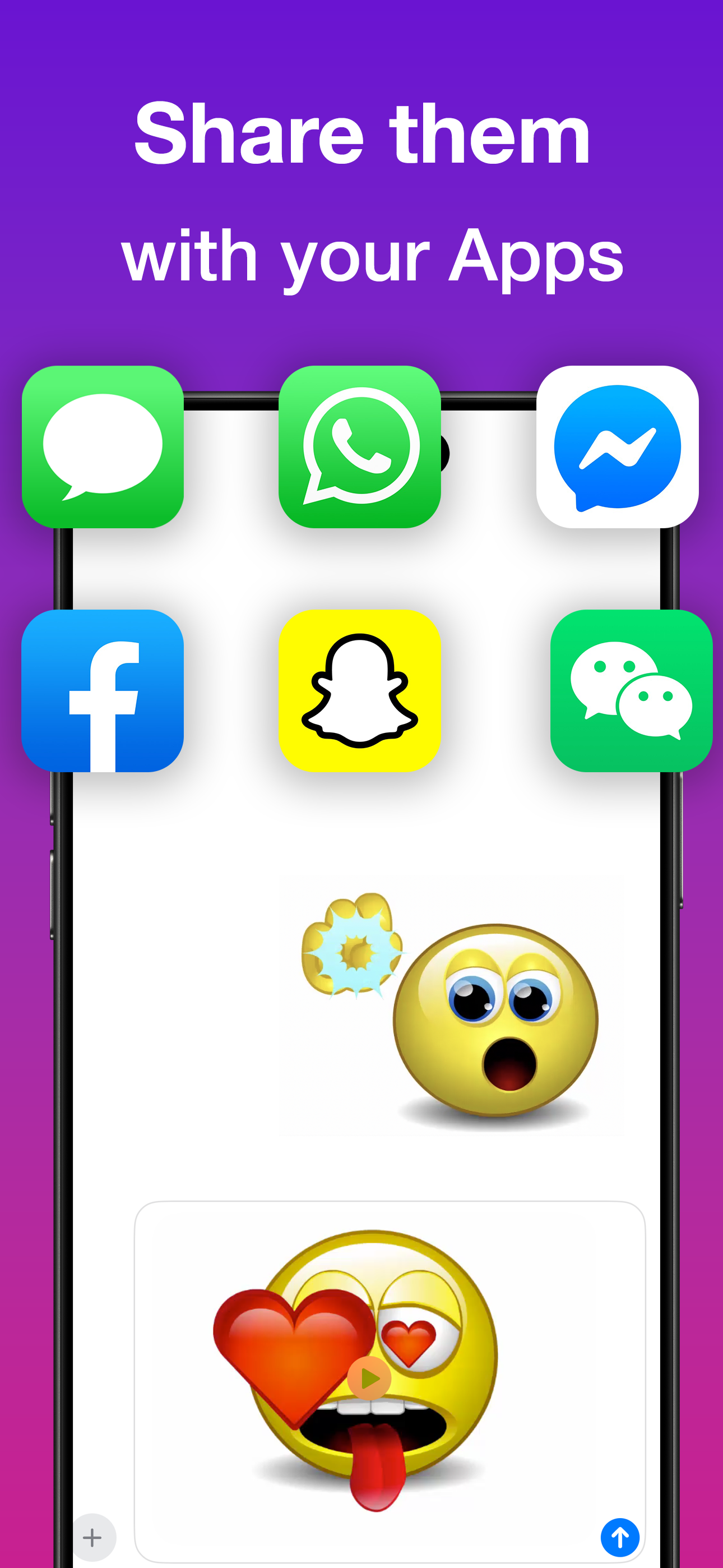 Talking Emojis - Audio Sticker