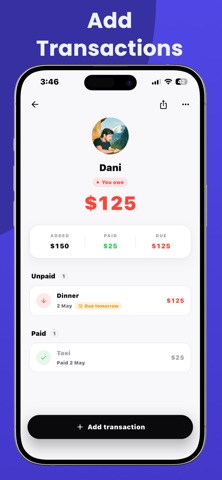 IOU – Due & Lend Tracker Screenshot 4 of 6