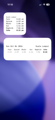 simplesolat - Waktu Solat Screenshot 2 of 5