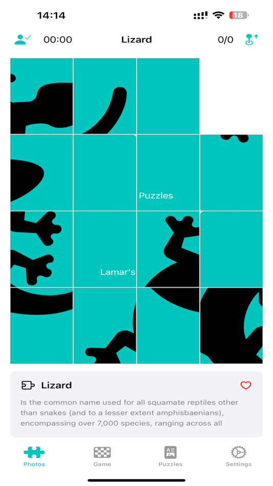 #2. Lamar's Puzzles (iOS) 由: 木凤 陈