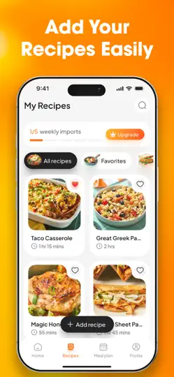 Скриншот Appetio: Meal Planner, Recipes на iPhone 5
