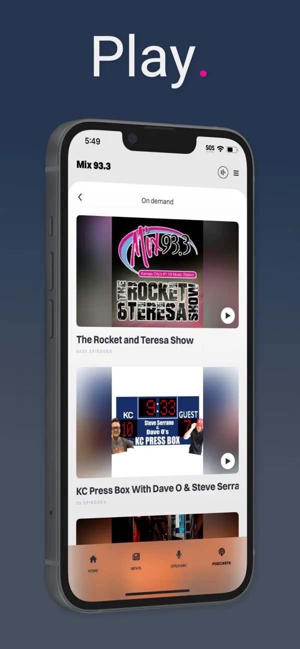 Screenshot #2 pour Mix 93.3 KC