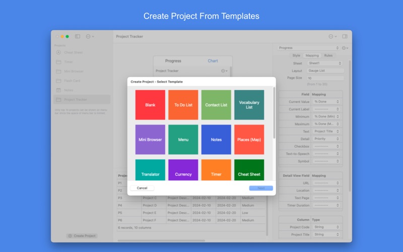 App screenshot