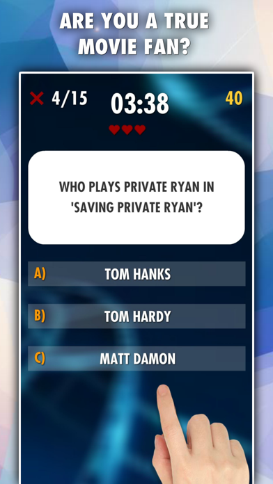 Screenshot #1 pour Ultimate Movie Quiz (2026)