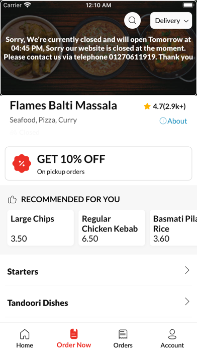Flames Balti Massala Screenshot