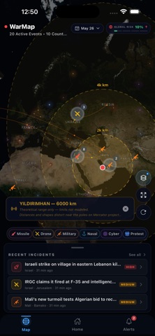 WarMap: Global Conflict Map Screenshot 1 of 7