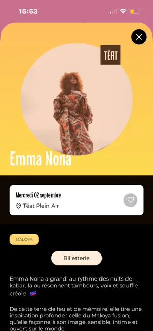 Francofolies de la Réunion screenshot 3