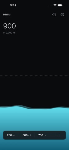 Brim: Water Tracker Screenshot 3 of 6