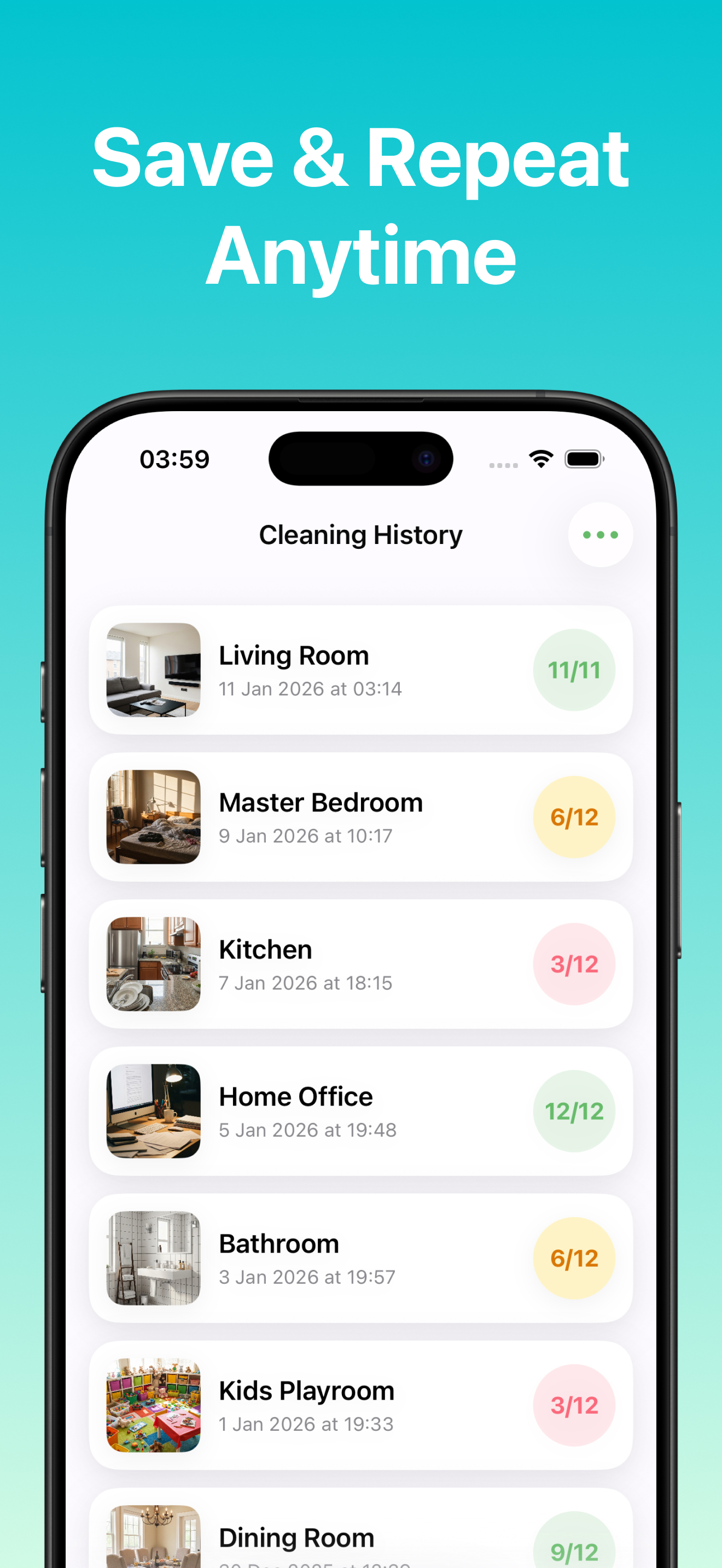 TidyLens: Cleaning Checklist