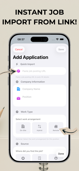 MyJobFlow: Interview Tracker Screenshot 2 of 9