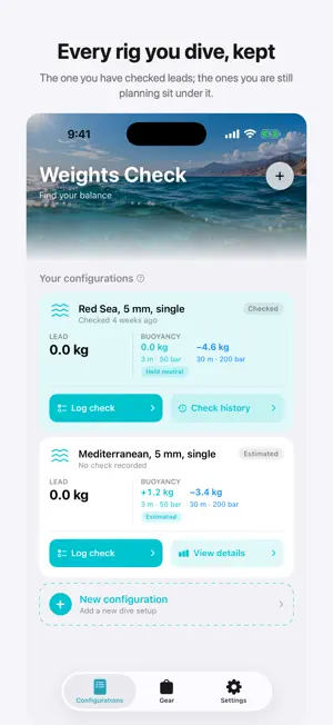 Weights Check – Dive Weighting screenshot 2