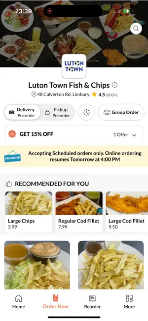 Luton Town Fish & Chips screenshot 2