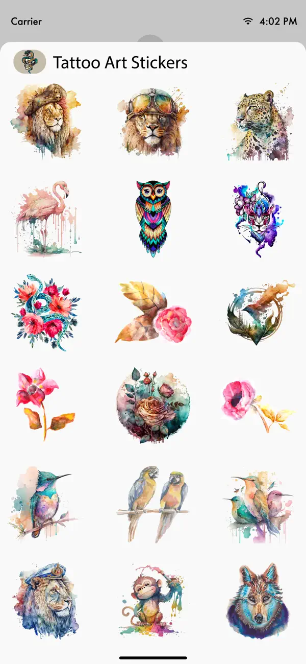 Screenshot #2 pour Tattoo Art Sticker