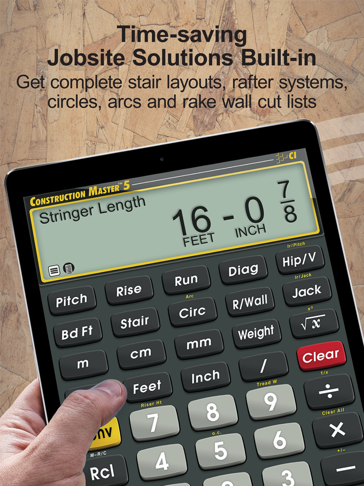 #3. Construction Master 5 Calc (iOS) 来自: Calculated Industries