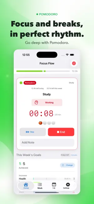 Focus Flow: Stock Your Time screenshot 4