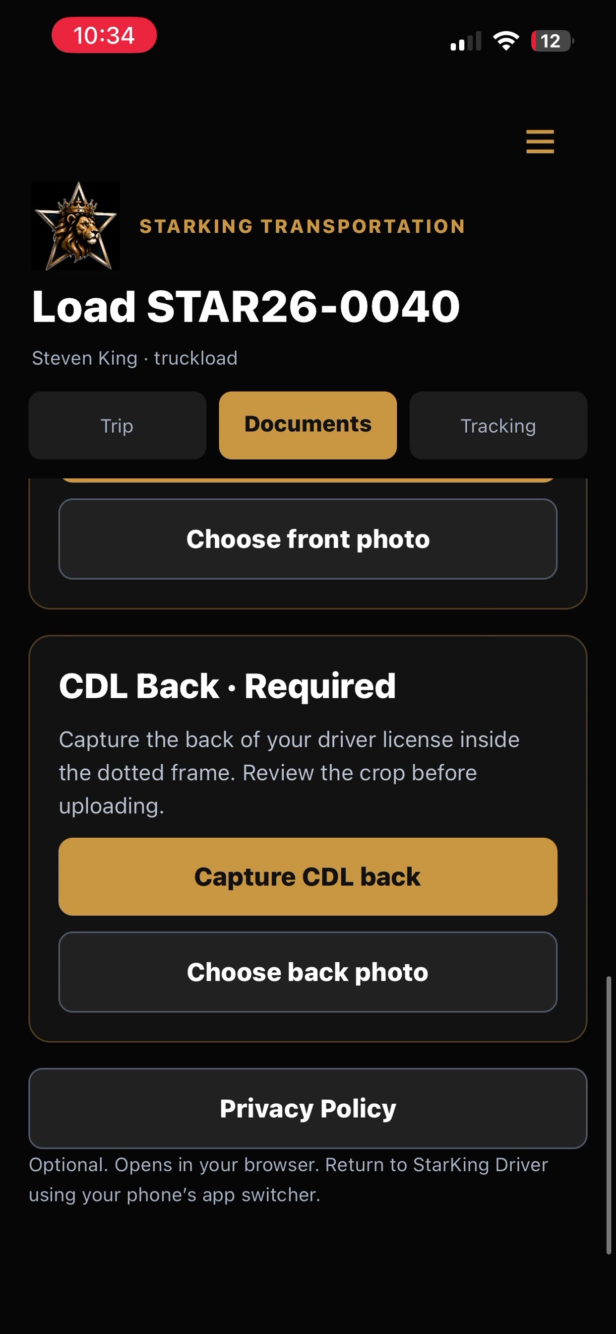 Screenshot 2 of StarKing Driver Tracking