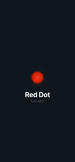 Red Dot — Reaction Game iPhone Ekran Görüntüsü 1