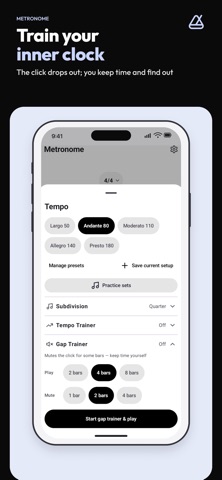 Metronome: Practice & Tempo Screenshot 3 of 8