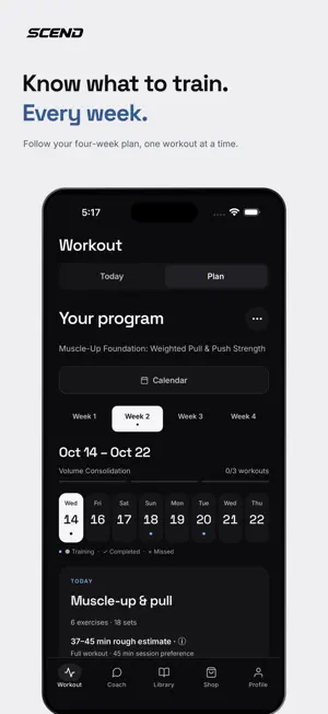 SCEND: Calisthenics & Strength screenshot 2