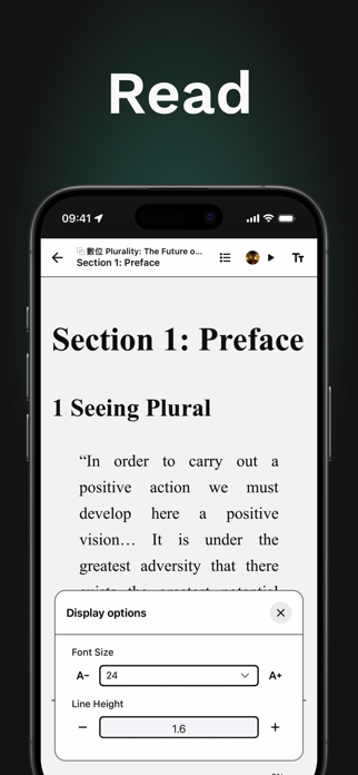 3ook Reader Screenshot 2 of 3