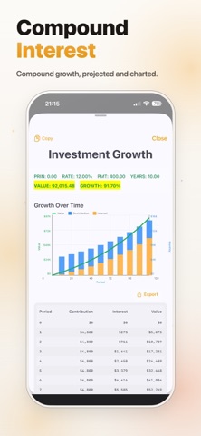 CalculatorBiz iPhone screenshot