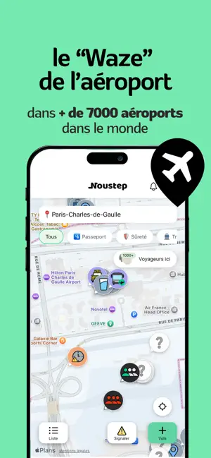 Noustep iPhone screenshot 1