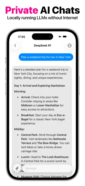 OfflineLLM: Private AI Chat screenshot 1