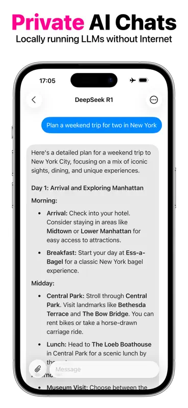 OfflineLLM: Private AI Chat screenshot 1 of 10