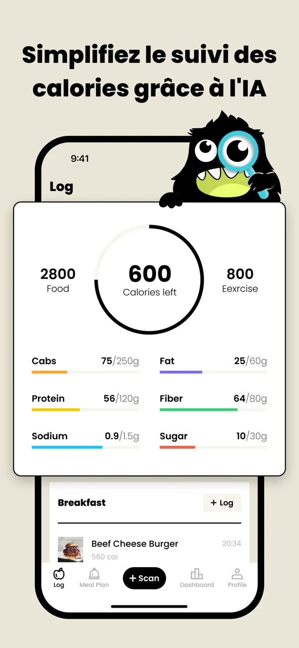 Screenshot #3 pour CalDiet – Analyse Alimentaire