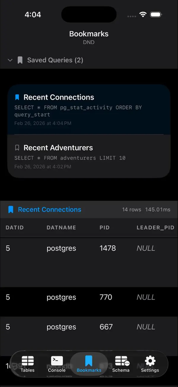 #6. Tablewright: PostgreSQL Editor (iOS) 来自: ROBERT BARRETT LAUNIUS