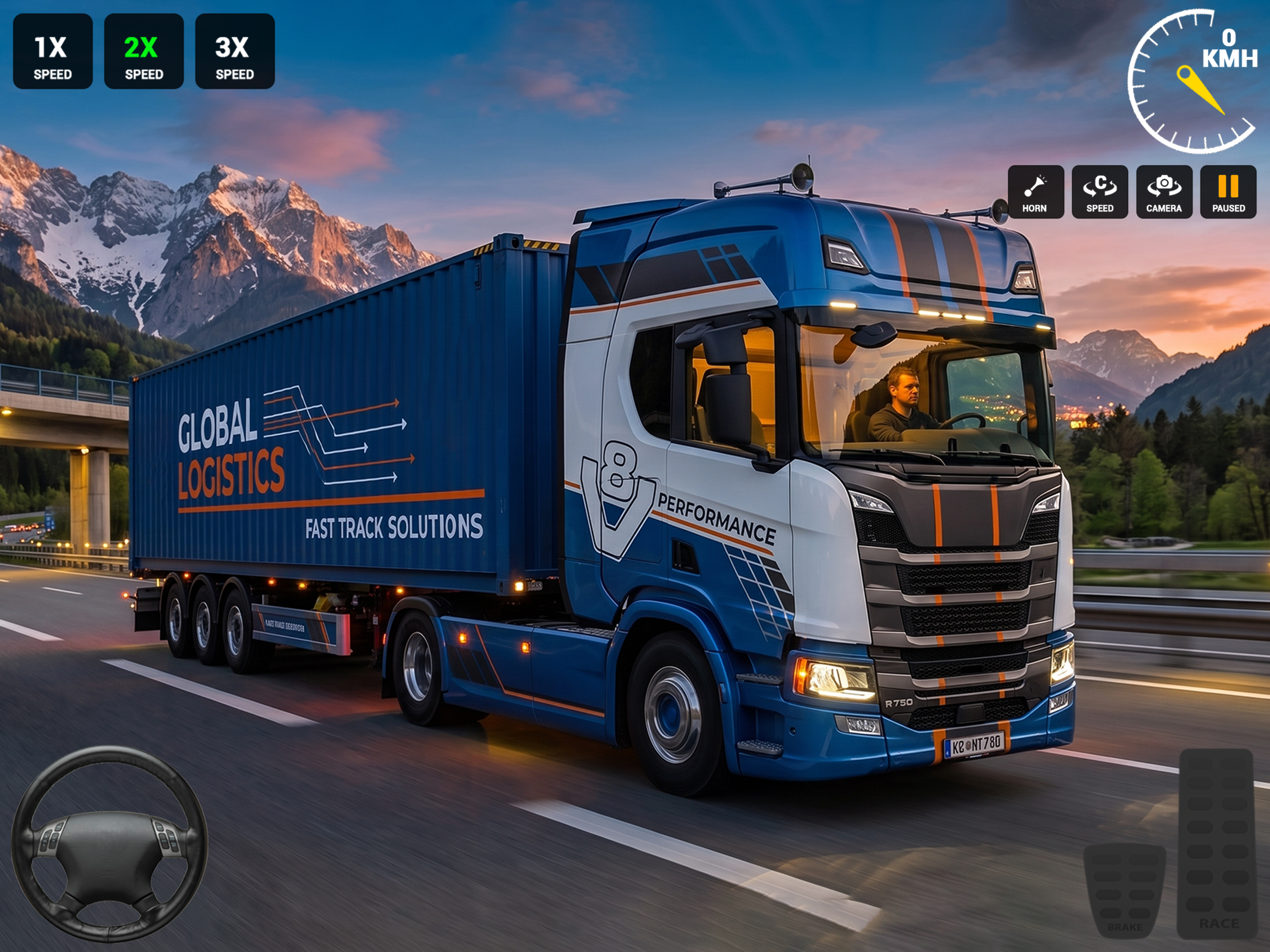 European Truck Driving Game screenshot 11