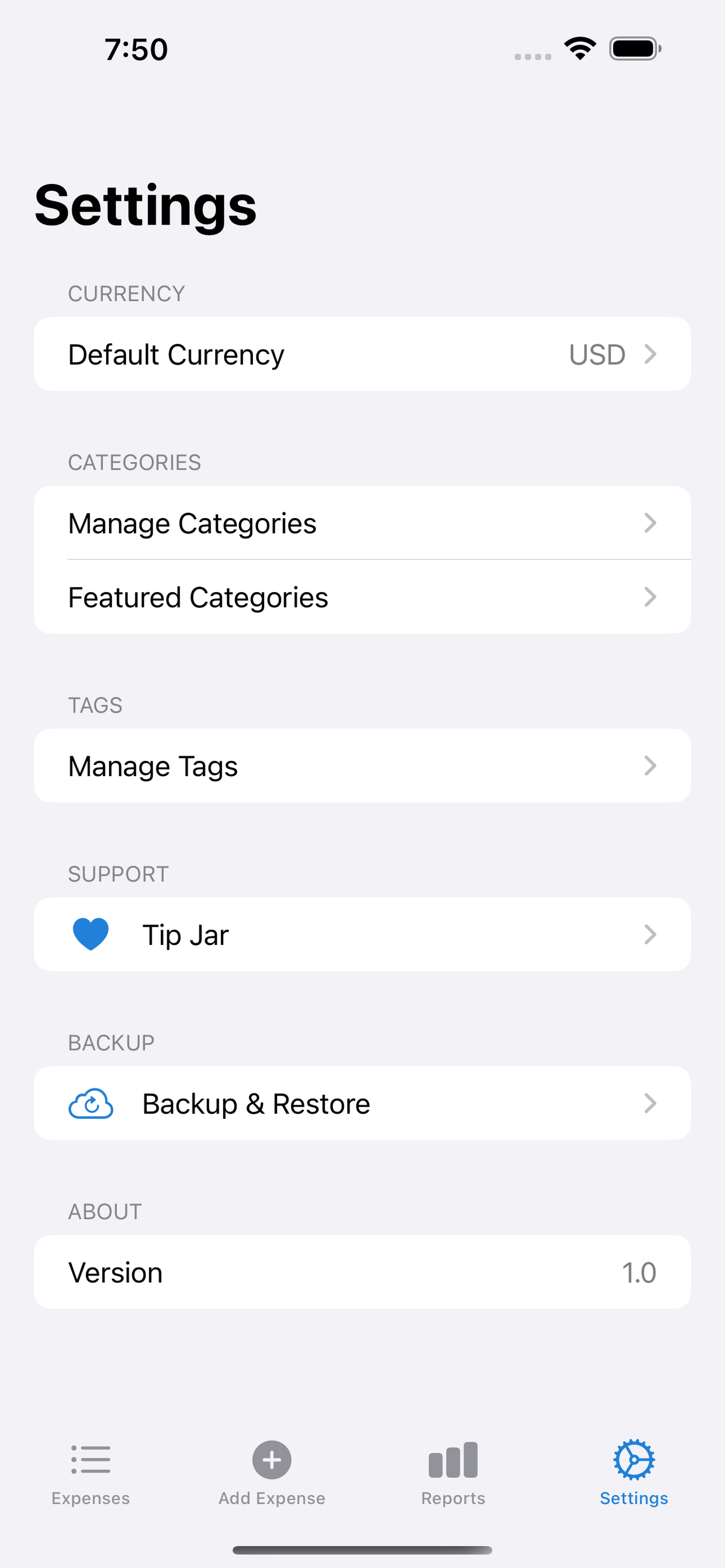 Xpens screenshot 6