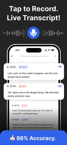 Koonote: AI Voice Note Taker Screenshot 2 of 10
