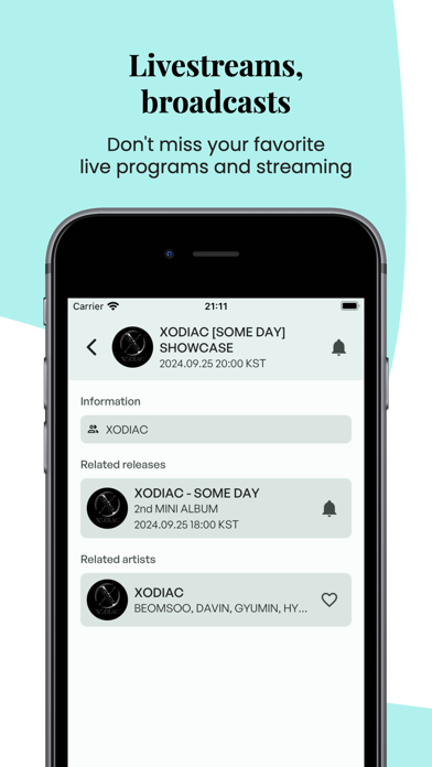 Upcoming Kpop Screenshot