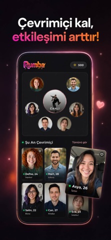 Rumba - Canlı Sohbet iPhone screenshot 3