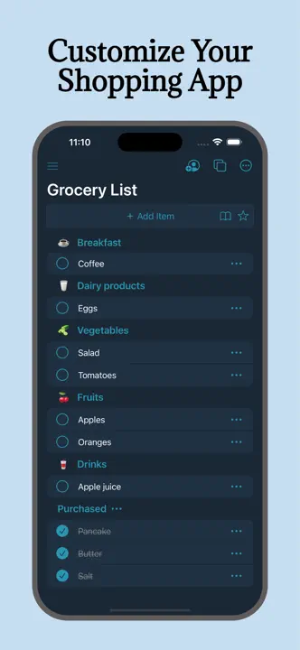 Shoppylist: Screenshot 8 von 8