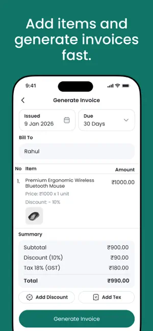 Invoice Simple - Estimate App screenshot 3