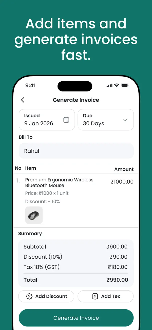 Screenshot #3 pour Facture Simple - Devis App