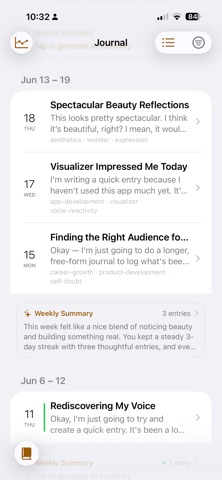 Afterword - voice journaling screenshot 6