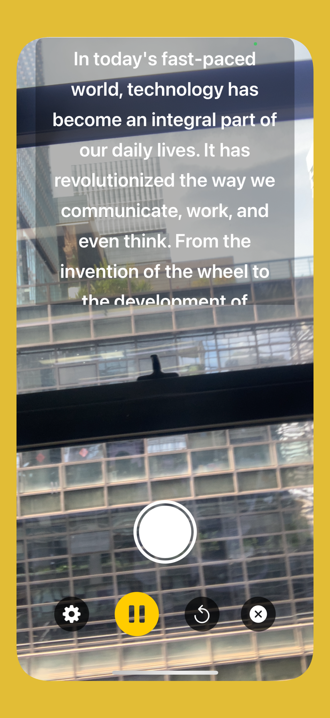 Teleprompter Videos Recorder