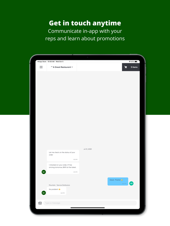 App screenshot