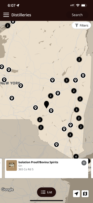 NY Distillery Trails Screenshot 3 of 7