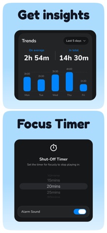 Focusly: Study timer & sounds Screenshot 4 of 6