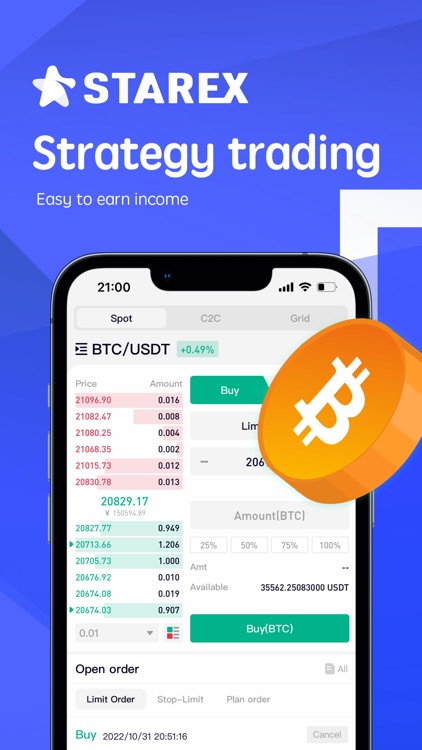StarEx - Buy Bitcoin & Crypto screenshot-4