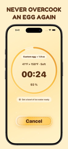 egg timer: cute eggy iPhone screenshot